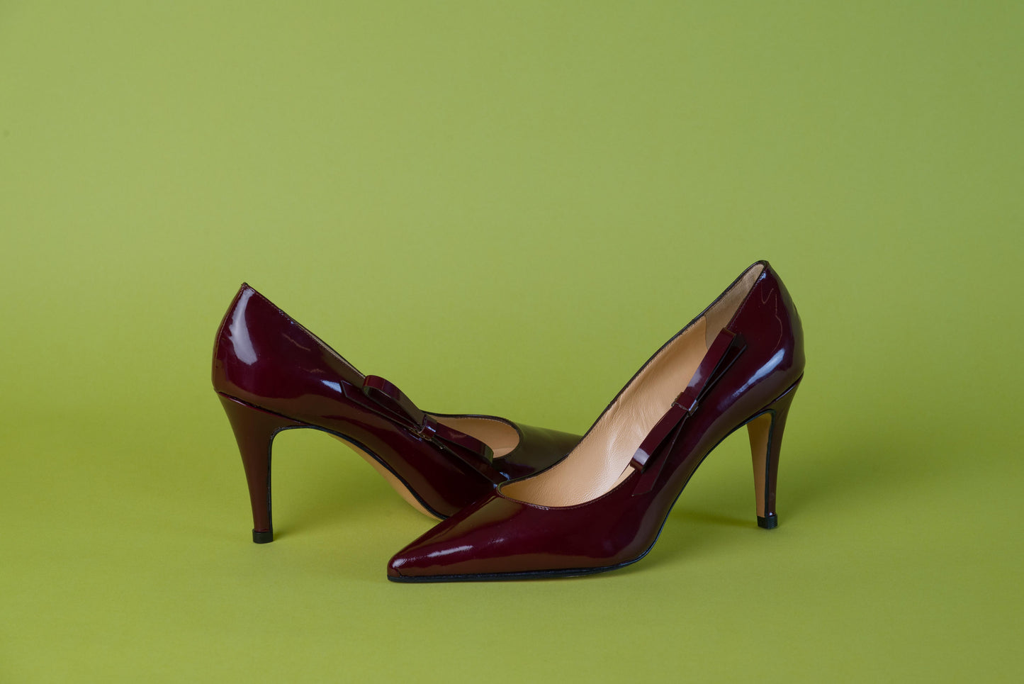 Scarpa décolleté tacco 8 in vernice