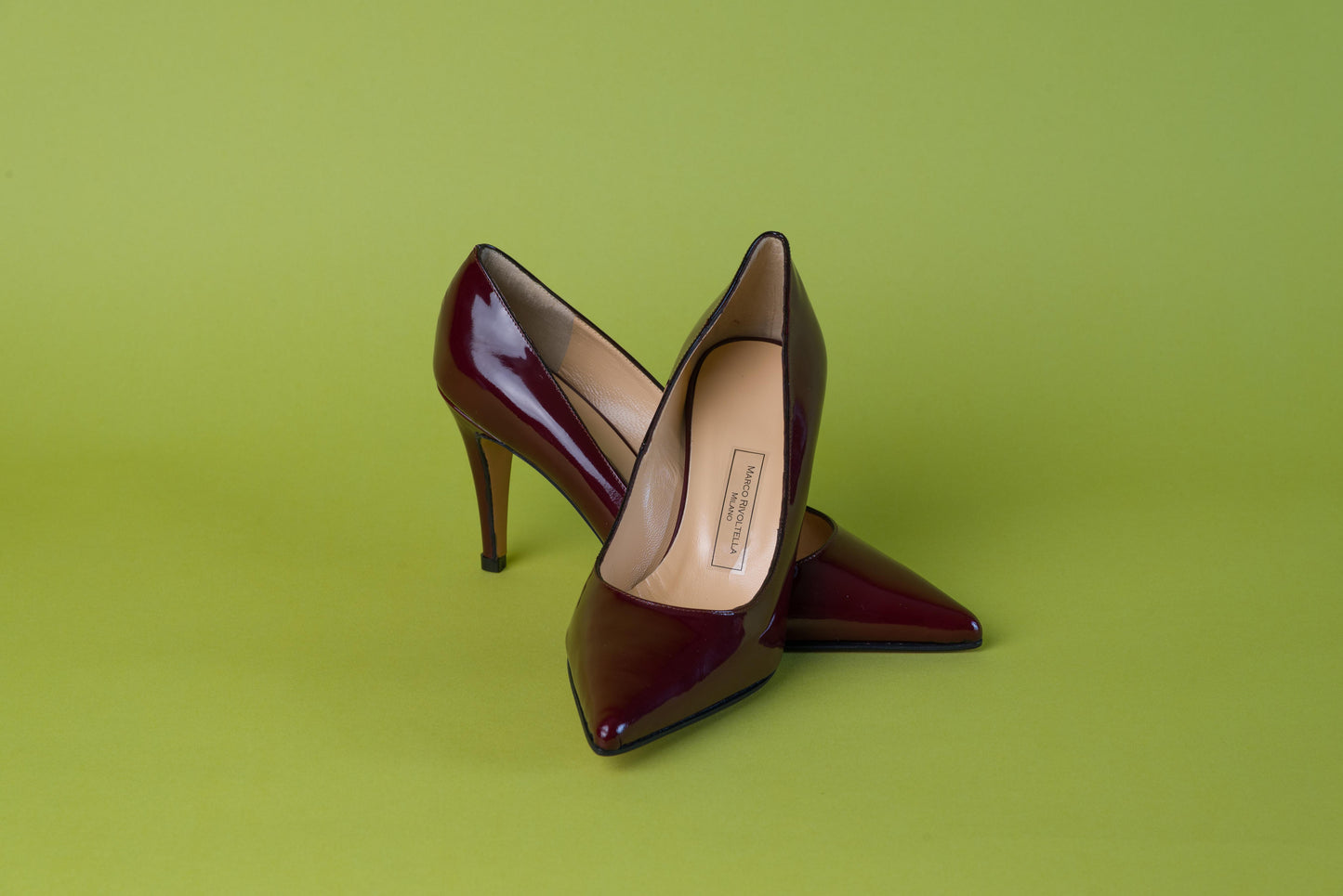Scarpa décolleté tacco 8 in vernice
