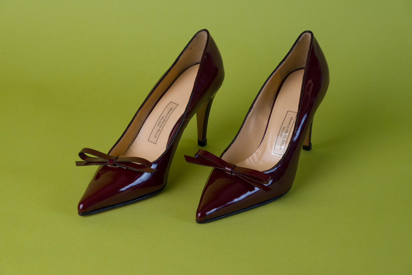 Scarpa décolleté tacco 8 in vernice
