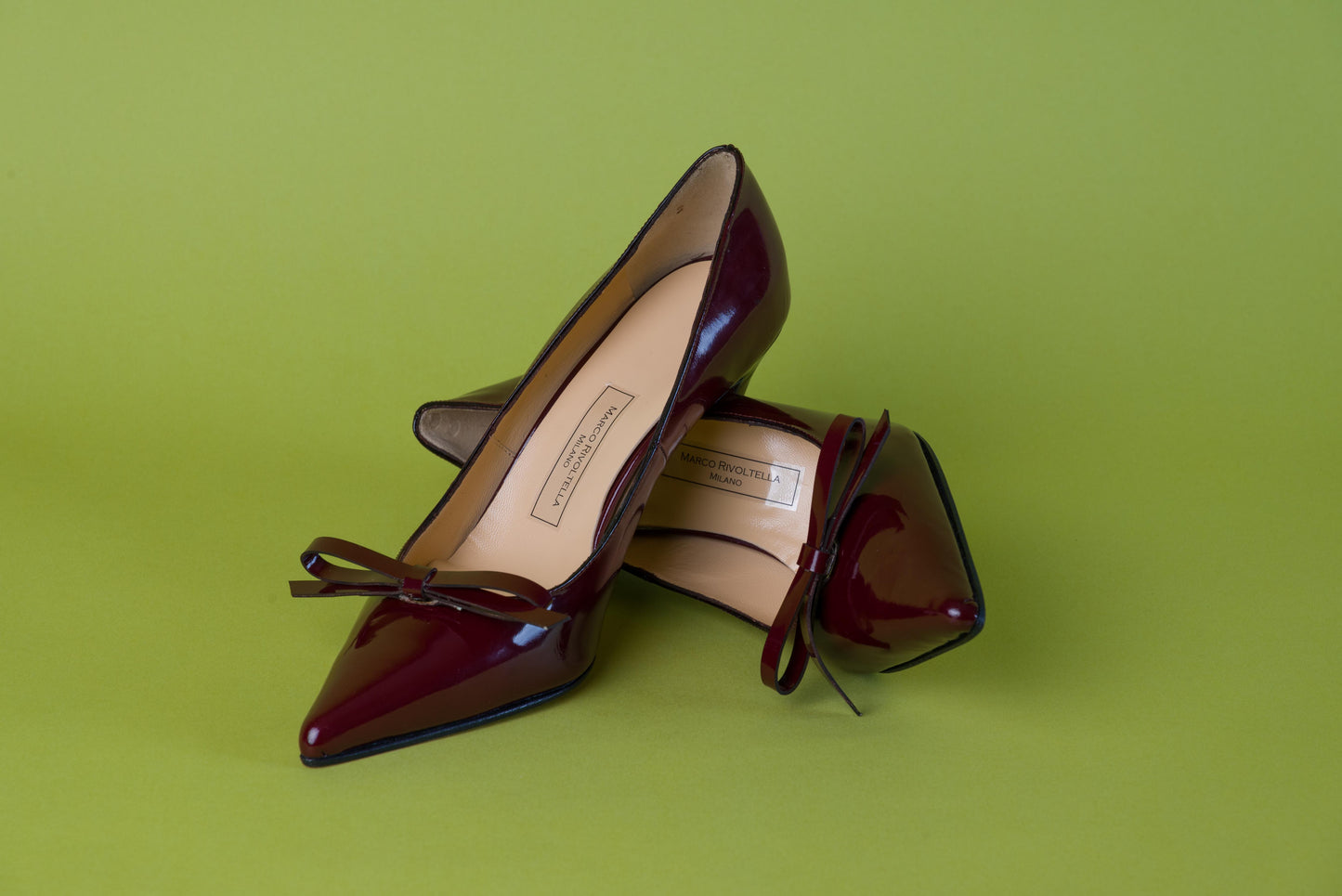 Scarpa décolleté tacco 8 in vernice